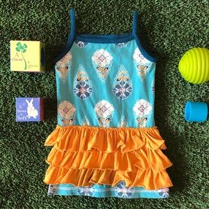 K Pea Ruffle Bottom Dress